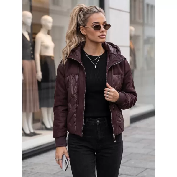  Geaca de dama DSTREET TY6094 BURGUNDIA 
