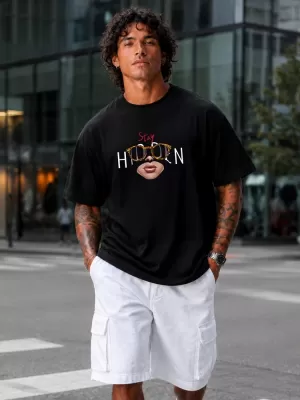 Tricou pentru bărbați DSTREET NX1008R-BK-O NEGRU