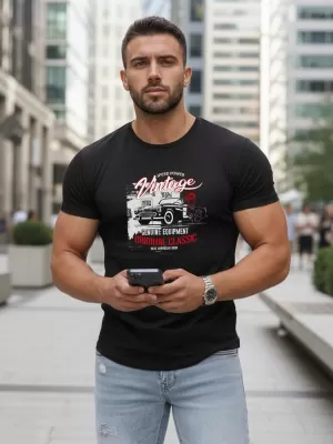 Tricou pentru bărbați DSTREET NX5082R NEGRU