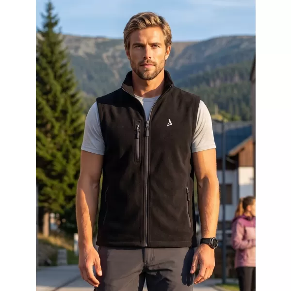  Vestă din lână pentru bărbați ALTISPORT ALM002525 NEGRU 