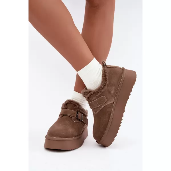  Oameni de zăpadă pentru femei BIG STAR SHOES UU274318 BEJ 