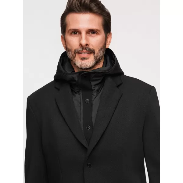  Jachetă pentru bărbați OMBRE M167 NEGRU 