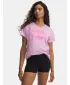 Tricou de damă UNDER ARMOUR UA W VARSITY SS 6010592-669 ROZ