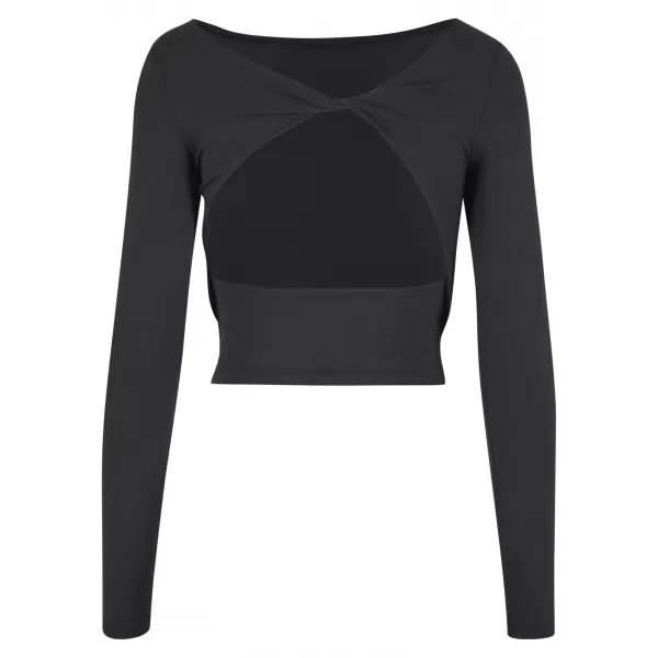  Tricou de damă URBAN CLASSICS TB7721 NEGRU 