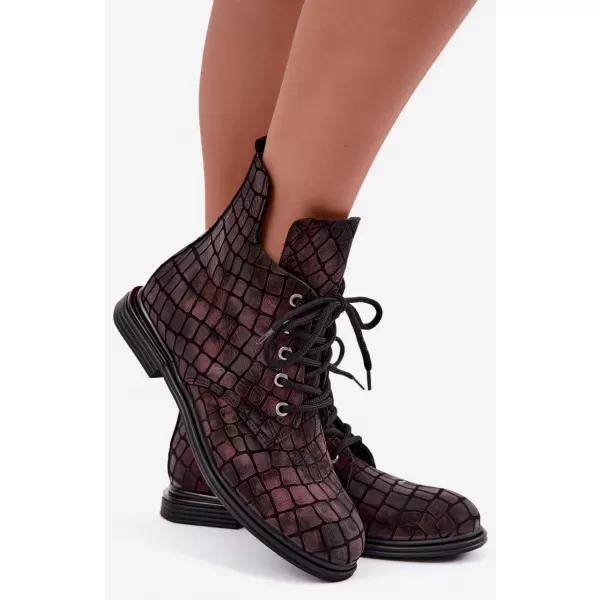  Pantofi de dama ARTIKER 55C1327 CIOCOLATA/NEGRU 