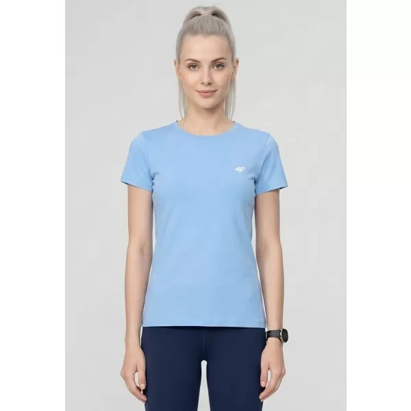  Tricou funcțional de damă 4F WAW25TFTSF1527 ALBASTRU DESCHIS 