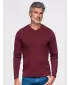 Tricou pentru bărbați OMBRE OM-LSBL-0143 BURGUNDIA