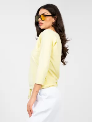 Tricou de damă BASIC FEEL GOOD RV-BZ-4691.10X GALBEN STRĂLUCITOR