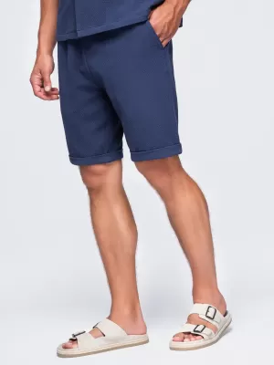 Pantaloni scurți pentru bărbați OMBRE OM-SRCS-0207 ALBASTRU MARIN