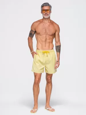 Pantaloni scurți pentru bărbați OMBRE OM-SRSS-0216 GALBEN