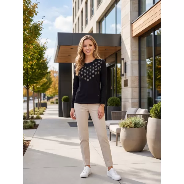  Tricou de damă ALTISPORT IDIARA NEGRU 