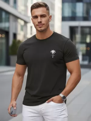 Tricou pentru bărbați DSTREET NX5126R-BK NEGRU