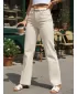Pantaloni de dama DSTREET UY3063 ALB