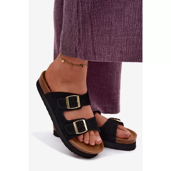  Papuci de damă VINCEZA 102657 NEGRU 