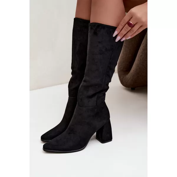  Cizme de dama BOTO 6373A-1 NEGRU 