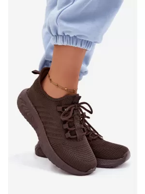 Adidași de damă BIG STAR SHOES UU274055 MARO/BEJ