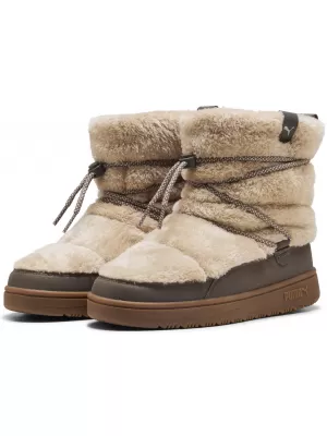 Pantofi de dama PUMA SNOWBAE SUEDE WNS 40217504 MESTEACAN/BRONZ MAT