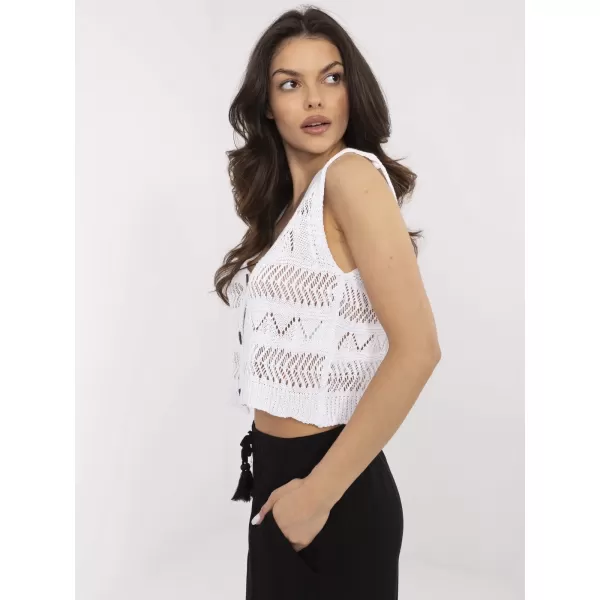  Pulover de dama SUBLEVEL D93076J90849A ALB 