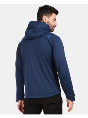 Jachetă softshell pentru bărbați KILPI ONTAVIO-M 1M0112KI ALBASTRU ÎNCHIS