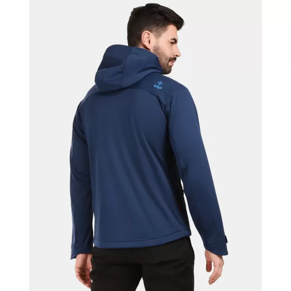 Jachetă softshell pentru bărbați KILPI ONTAVIO-M 1M0112KI ALBASTRU ÎNCHIS 