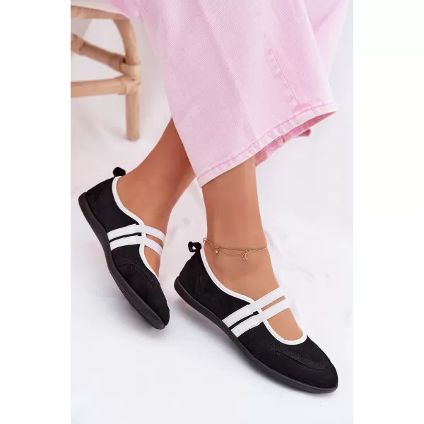  Balerini de dama BOTO 22-383 NEGRU 