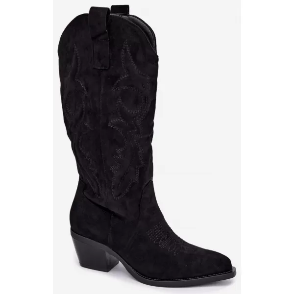  Cizme de dama BOTO 7689A NEGRU 