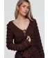 Bluza de dama OMBRE OW-TS-E0067 MARO ÎNCHIS