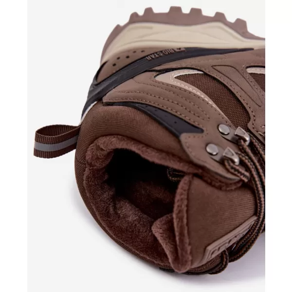  Pantofi pentru bărbați BIG STAR SHOES UU174316 UMBRE MARO/BEJ 