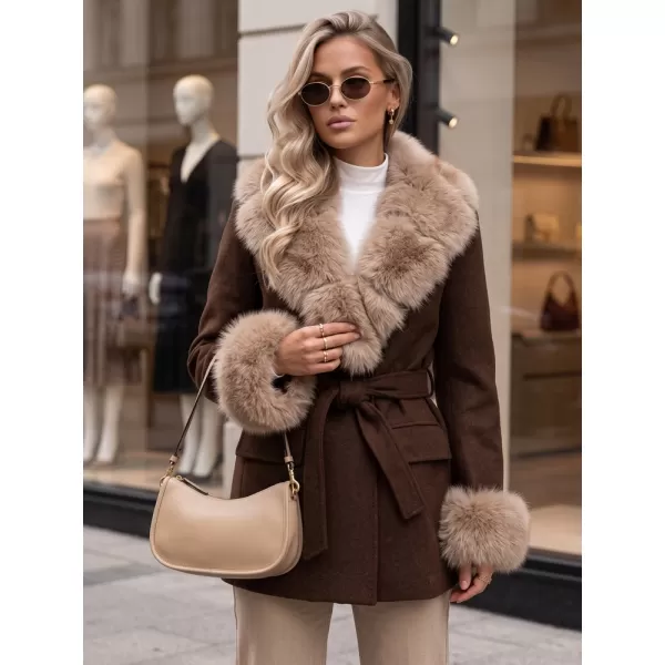  Palton de damă DSTREET TY6079 MARO 
