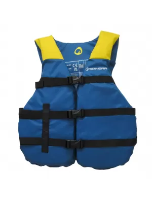 Vestă de înot SPINERA Universal Nylon 2 ALBASTRU/GALBEN