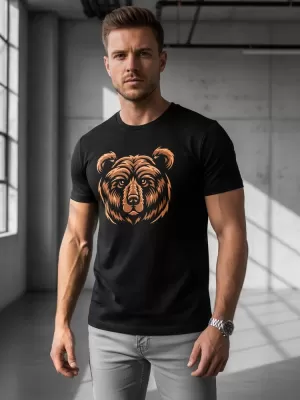 Tricou pentru bărbați DSTREET NX043R NEGRU
