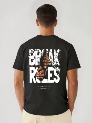 Tricou pentru bărbați DSTREET NX4005R-BK-O NEGRU
