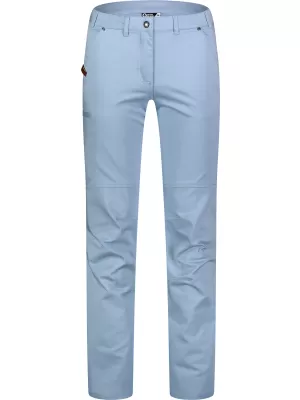 Pantaloni de dama din bumbac NORDBLANC VILLAGE NBSPL8367 ALBASTRU DESCHIS