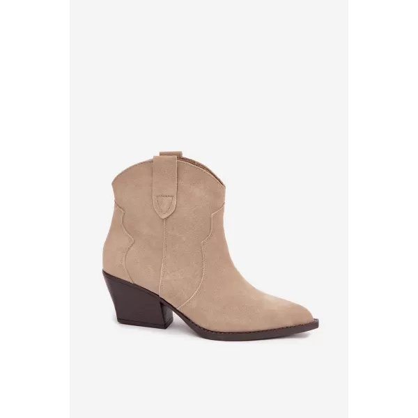  Botine de dama BOTO 6338 BEJ 