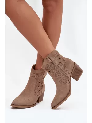 Pantofi de dama BOTO 25BT02-9452 FANGO/BEJ