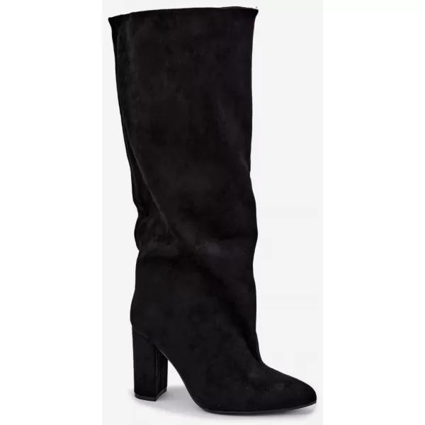  Cizme de dama BOTO C-378 NEGRU MAT 