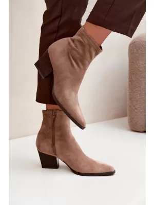 Botine de dama BOTO D-209 BROWN MARO