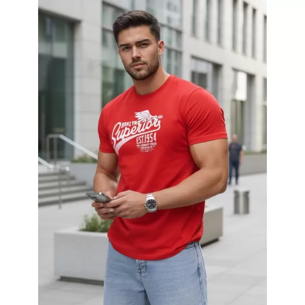  Tricou pentru bărbați DSTREET RX5367 PORTOCALE 