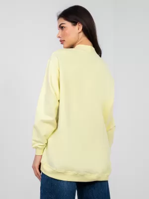 Hanorac de dama BASIC FEEL GOOD RV-BL-5185.93P GALBEN STRĂLUCITOR