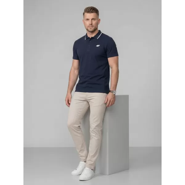  Tricou pentru bărbați cu guler 4F WMM00TPTSM0773 OBICEIURI 