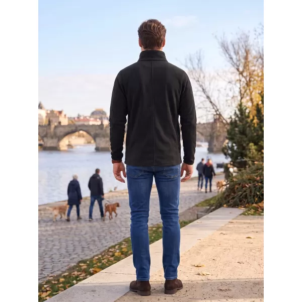  Hanorac pentru bărbați din fleece ALPINE PRO SIUS 4 NEGRU 