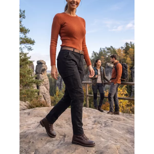  Pantaloni de trening pentru femei ALPINE PRO UDESA NEGRU 
