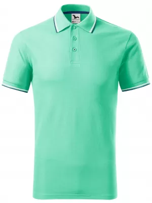 Tricou pentru bărbați cu guler MALFINI FOCUS 232 MENTĂ