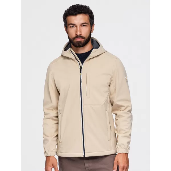  Jachetă softshell pentru bărbați OMBRE OM-JANP-0292 NISIP 
