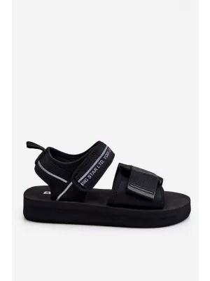 Sandale de dama BIG STAR SHOES LL274784 NEGRU