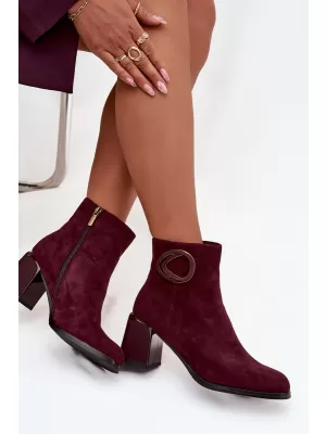 Botine de dama ARTIKER 57C0016 BORDO