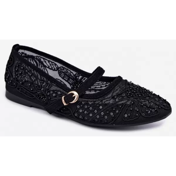 Balerini de dama BOTO CH951 NEGRU 