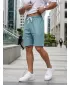 Pantaloni scurți pentru bărbați DSTREET SX2633 ALBASTRU DESCHIS