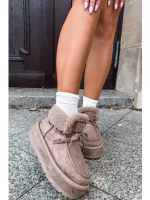 Oameni de zăpadă pentru femei BIG STAR SHOES UU274215 BEJ