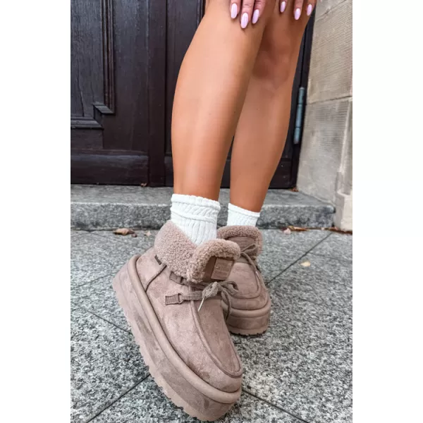  Oameni de zăpadă pentru femei BIG STAR SHOES UU274215 BEJ 